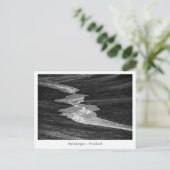 Landschap Spitsbergen Svalbard Foto Briefkaart (Staand voorkant)