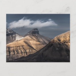 Landschap Spitsbergen Svalbard Foto Briefkaart