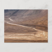 Landschap Spitsbergen Svalbard Foto Briefkaart (Voorkant)