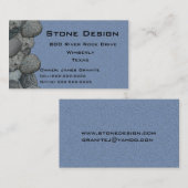 Landschap/Stone Mason Business Visitekaartje (Voorkant / Achterkant)