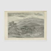 Landschap Sunset Mountains Ephemera Decoupage Tissuepapier (Voorkant)