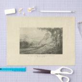 Landschap Sussex bomen Ephemera Decoupage Tissuepapier (Craft)