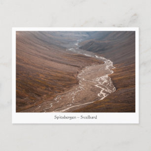 Landschap Svalbard Briefkaart