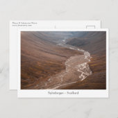 Landschap Svalbard Briefkaart (Voorkant / Achterkant)