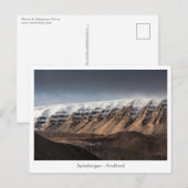 Landschap Svalbard Briefkaart (Voorkant / Achterkant)