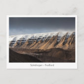 Landschap Svalbard Briefkaart (Voorkant)