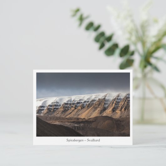 Landschap Svalbard Briefkaart (Staand voorkant)