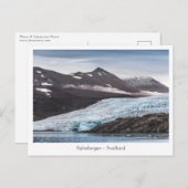 Landschap Svalbard Glacier Briefkaart (Voorkant / Achterkant)