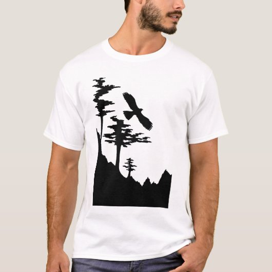 Landschap T-shirt (Voorkant)