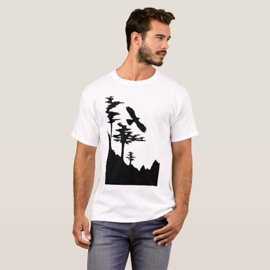 Landschap T-shirt (Voorkant volledig)