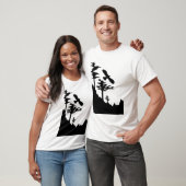 Landschap T-shirt (Unisex)