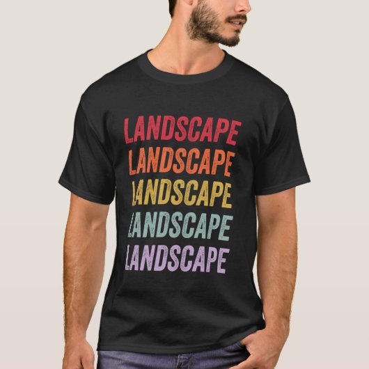 Landschap T-shirt (Voorkant)