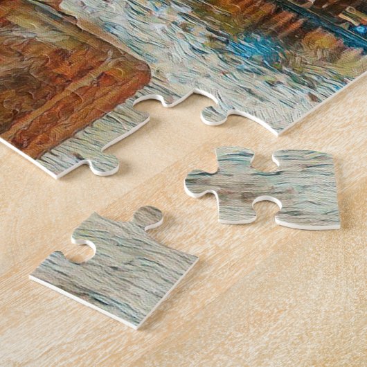 Landschap Taiwan Crane Dahu Park Legpuzzel (Zijkant)