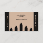 Landschap Tan Visitekaartje (Achterkant)