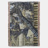 Landschap toetsenbord deken (Voorkant Verticaal)