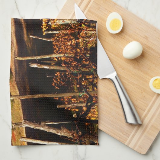 Landschap Toscane Autumn Theedoek (Quarter Fold)