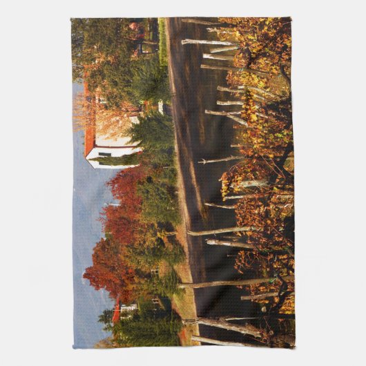 Landschap Toscane Autumn Theedoek (Verticaal)