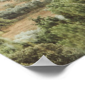 Landschap Toscane zachte kleuren Poster (Hoek)