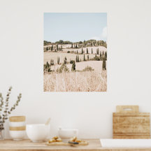Landschap Toscane zachte kleuren