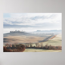 Landschap Toscane zachte kleuren