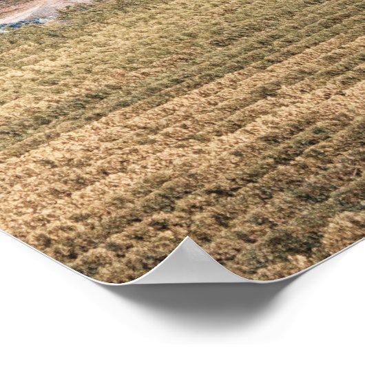 Landschap Toscane zachte kleuren Poster (Hoek)