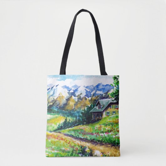 Landschap Tote Bag (Voorkant)