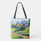 Landschap Tote Bag (Achterkant)