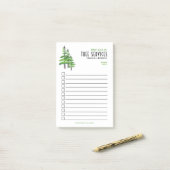 Landschap Tree Services Business Checklist Post-it® Notes (Op bureau)