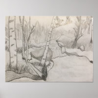 Landschap (Trees, Pond en Fresh Air)