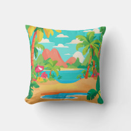 Landschap tropisch eiland Sierkussen