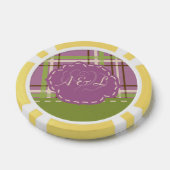 Landschap Tuinbruiloft Poker Chips (Enkel)