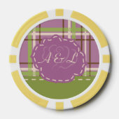 Landschap Tuinbruiloft Poker Chips (Voorkant)