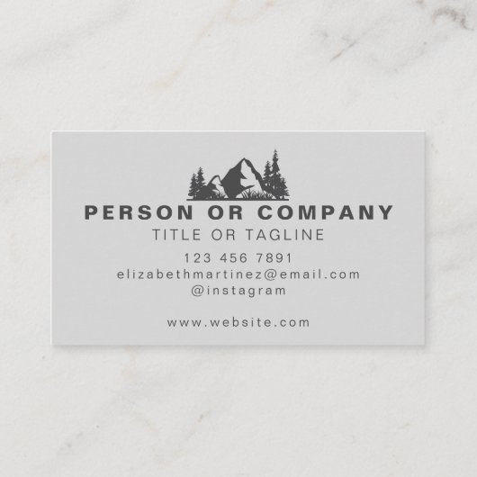 Landschap Tuinieren Boom Trimmen Custom Yard Care Visitekaartje (Achterkant)