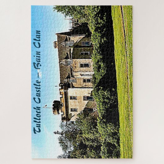 Landschap Tulloch Castle - Bain Clan Legpuzzel (Verticaal)