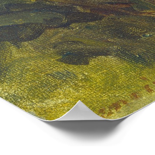 Landschap tussen Stormen - Auguste Renoir Fine Art Poster (Hoek)