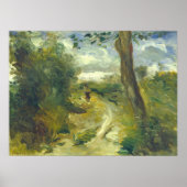 Landschap tussen Stormen - Auguste Renoir Fine Art Poster (Voorkant)