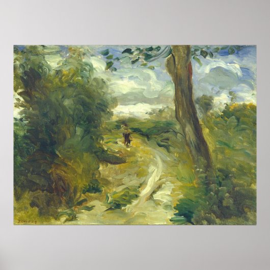 Landschap tussen Stormen - Auguste Renoir Fine Art Poster (Voorkant)