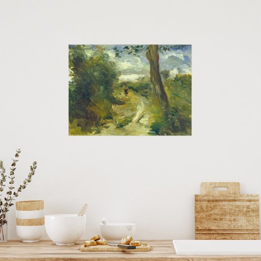 Landschap tussen Stormen - Auguste Renoir Fine Art Poster (Keuken)