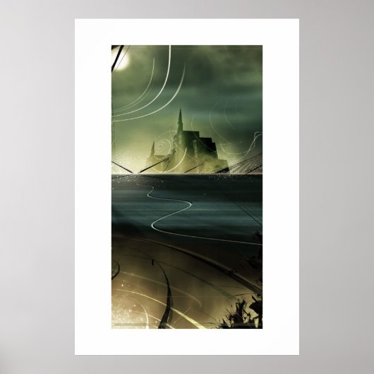 Landschap (tweede deel) poster (Voorkant)