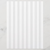 Landschap Tweezijdige Muziek Manuscript Personeels Briefhoofd (Voorkant)