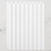 Landschap Tweezijdige Muziek Manuscript Personeels Briefhoofd (Voorkant / Achterkant)