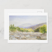 Landschap: Uitzicht op Catskill Creek schilderij Briefkaart (Voorkant / Achterkant)