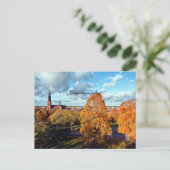 Landschap Uppsala, Zweden Briefkaart (Staand voorkant)