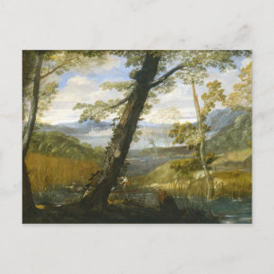 Landschap van Annibale Carracci Briefkaart