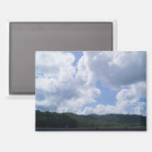 Landschap van Banga, Filipijnen Magneet (Voorkant / Achterkant)