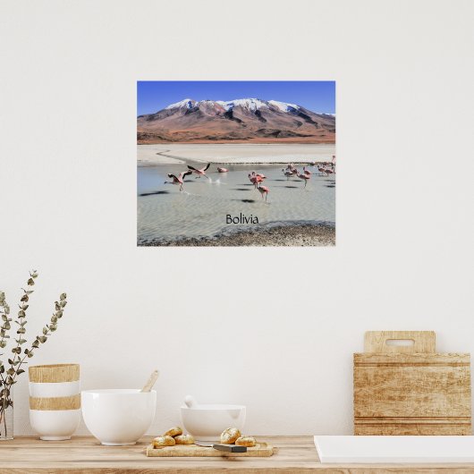 Landschap van Bolivia Poster (Keuken)