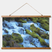 Landschap van boswaterval hangend wandkleed (Voorkant)