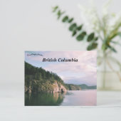 Landschap van Brits-Columbia Canada Briefkaart (Staand voorkant)