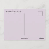Landschap van Brits-Columbia Canada Briefkaart (Achterkant)