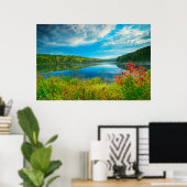 Landschap van Costello Lake Poster (Thuiskantoor)